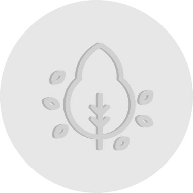 vektör ağacı düz biçim simgesi