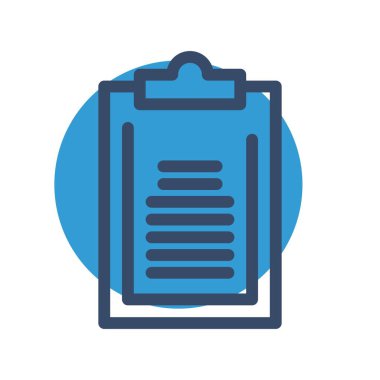 Not Defteri Simgesinin Vektör illüstrasyonu 