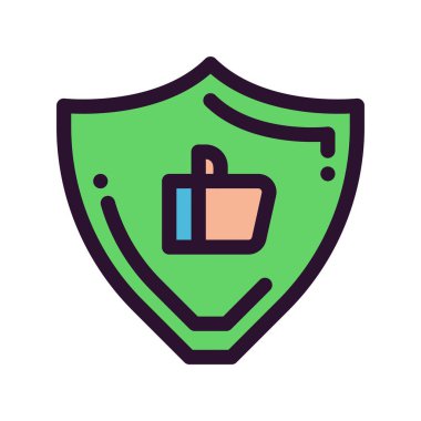 Benzer simgenin vektör illüstrasyonu 