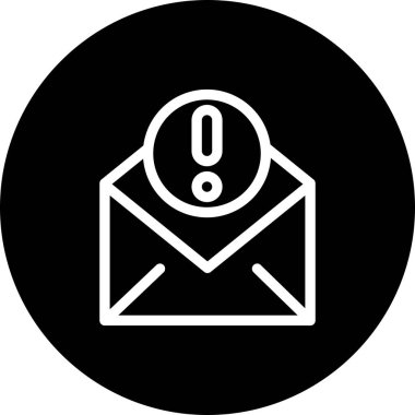 Hakkında olan simgenin vektör illüstrasyonu