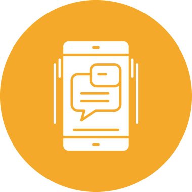  Vektör iletisi düz biçim simgesi