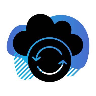 Vektör Refresh düz biçim simgesi