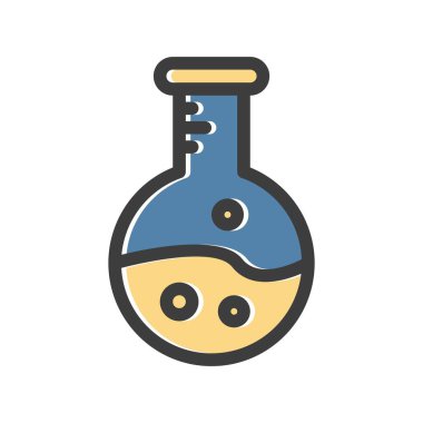 Vektör test tübü Ico