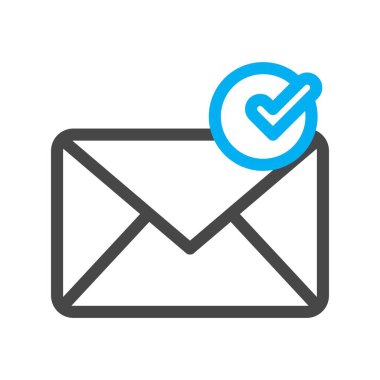  Vektör iletisi düz biçim simgesi