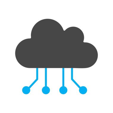 Vektör donanım düz biçim simgesi