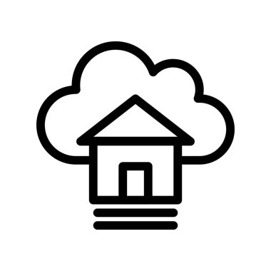  Vektör evi düz biçim simgesi