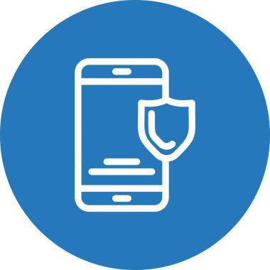 vektör smartphone düz biçim simgesi