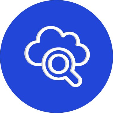 Vektör Bul düz biçim simgesi