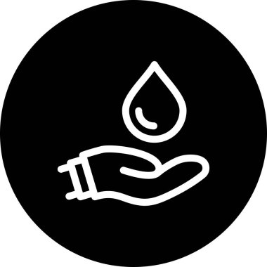 Kan simgesinin vektör illüstrasyonu