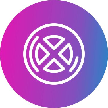 Radyasyon simgesinin vektör çizimi