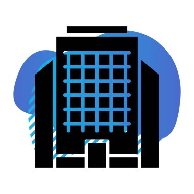 Yapı simgesinin vektör illüstrasyonu 