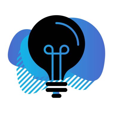 Vektör Ampulü düz biçim simgesi