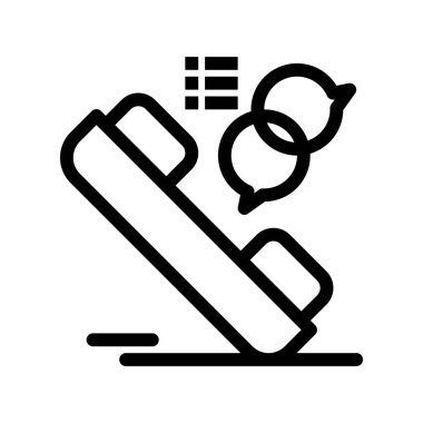 vektör Sohbet simgesi ara   