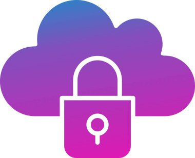 Vektör Kilidi düz biçim simgesi