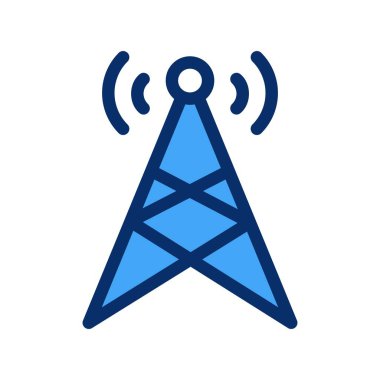 Kule simgesinin vektör illüstrasyonu  