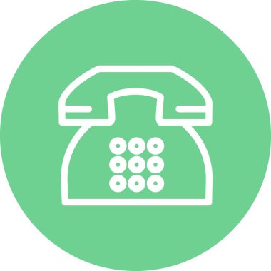 vektör telefon düz biçim simgesi