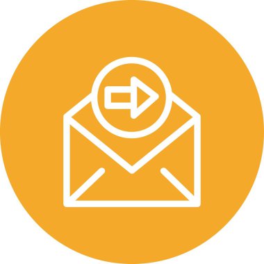  Sağ simgenin vektör illüstrasyonu