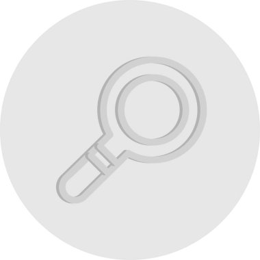 Vektör Bul düz biçim simgesi