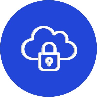 Vektör Kilidi düz biçim simgesi