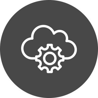  Vektör Gear düz biçim simgesi