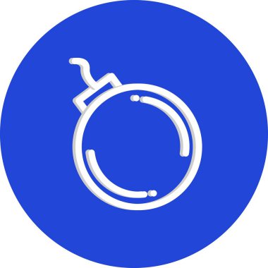 Bomba simgesinin vektör illüstrasyonu 