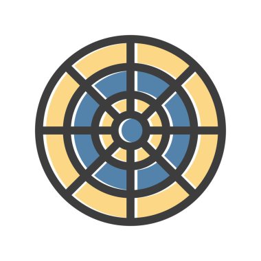 odak simgesinin vektör illüstrasyonu 