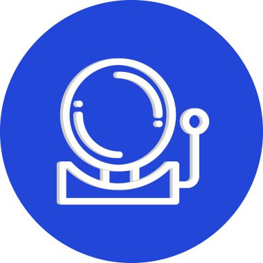  Çan simgesinin vektör illüstrasyonu   