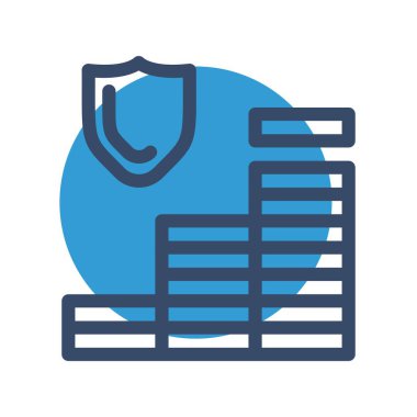 Para simgesinin vektör illüstrasyonu 