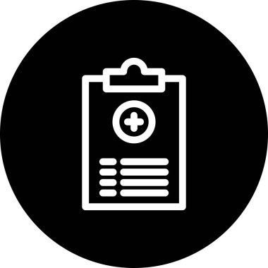 Rapor simgesinin vektör illüstrasyonu 