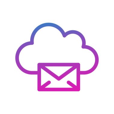  Vektör iletisi düz biçim simgesi