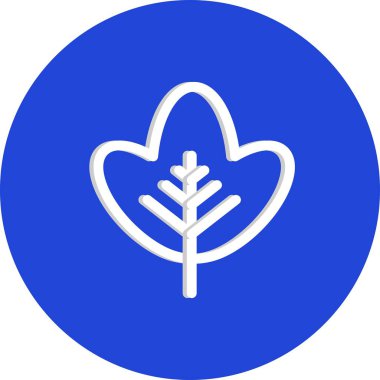 vektör ağacı düz biçim simgesi