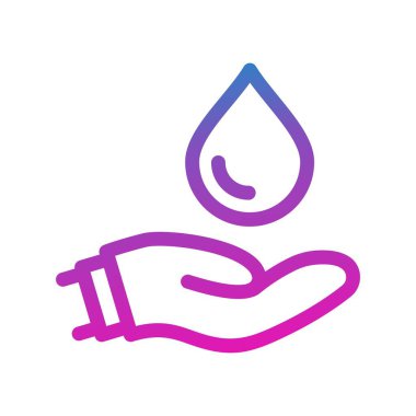 Kan simgesinin vektör illüstrasyonu