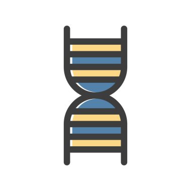 DNA simgesinin vektör illüstrasyonu 