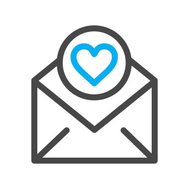  Kalp simgesinin vektör illüstrasyonu