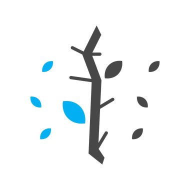 vektör ağacı düz biçim simgesi