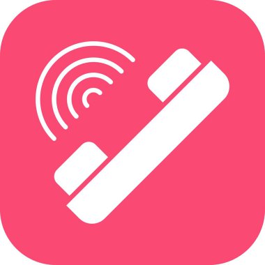 vektör telefon düz biçim simgesi