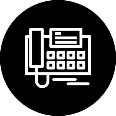 vektör telefon düz biçim simgesi