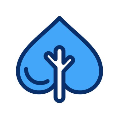 vektör ağacı düz biçim simgesi