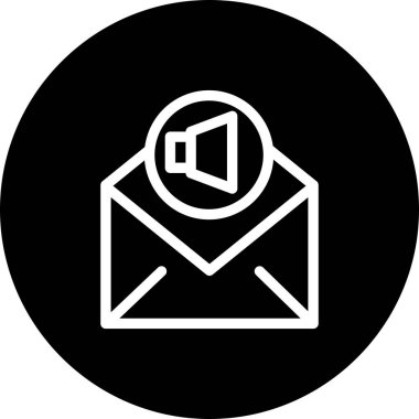 Hoparlör simgesinin vektör illüstrasyonu