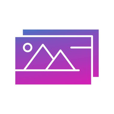 Galeri Simgesinin Vektör illüstrasyonu 