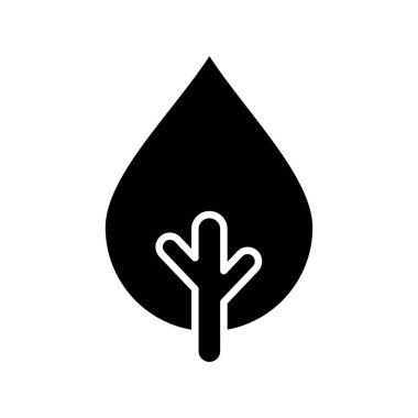 vektör ağacı düz biçim simgesi