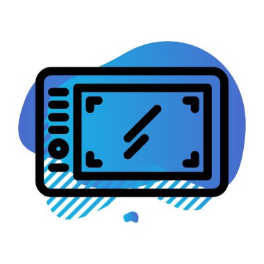 vektör mobil tableti simgesi 