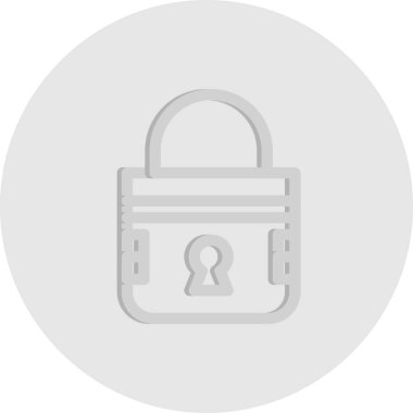 Vektör Kilidi düz biçim simgesi