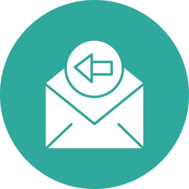  Sol simgenin vektör illüstrasyonu