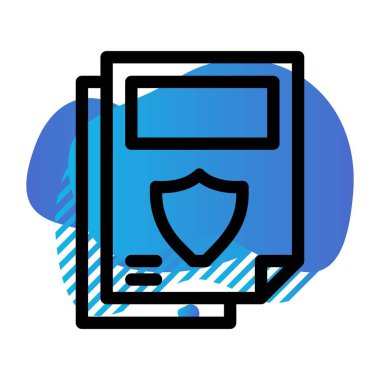 Kitap simgesinin vektör illüstrasyonu 