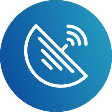 vektör uydu anten simgesi 