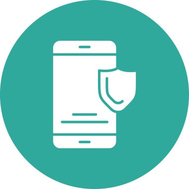 vektör smartphone düz biçim simgesi