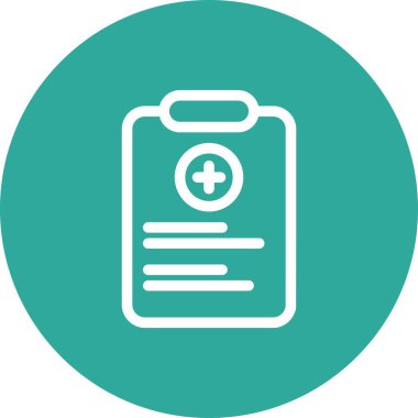 Rapor simgesinin vektör illüstrasyonu 