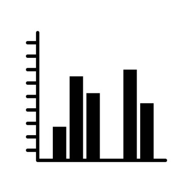 grafik simgesinin vektör illüstrasyonu 