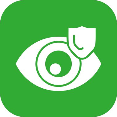 Göz simgesinin vektör illüstrasyonu 